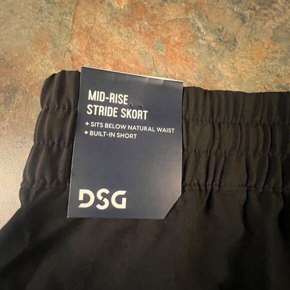 DSG‎ Womens Small Stride Skort Pure Black - Picture 7 of 9